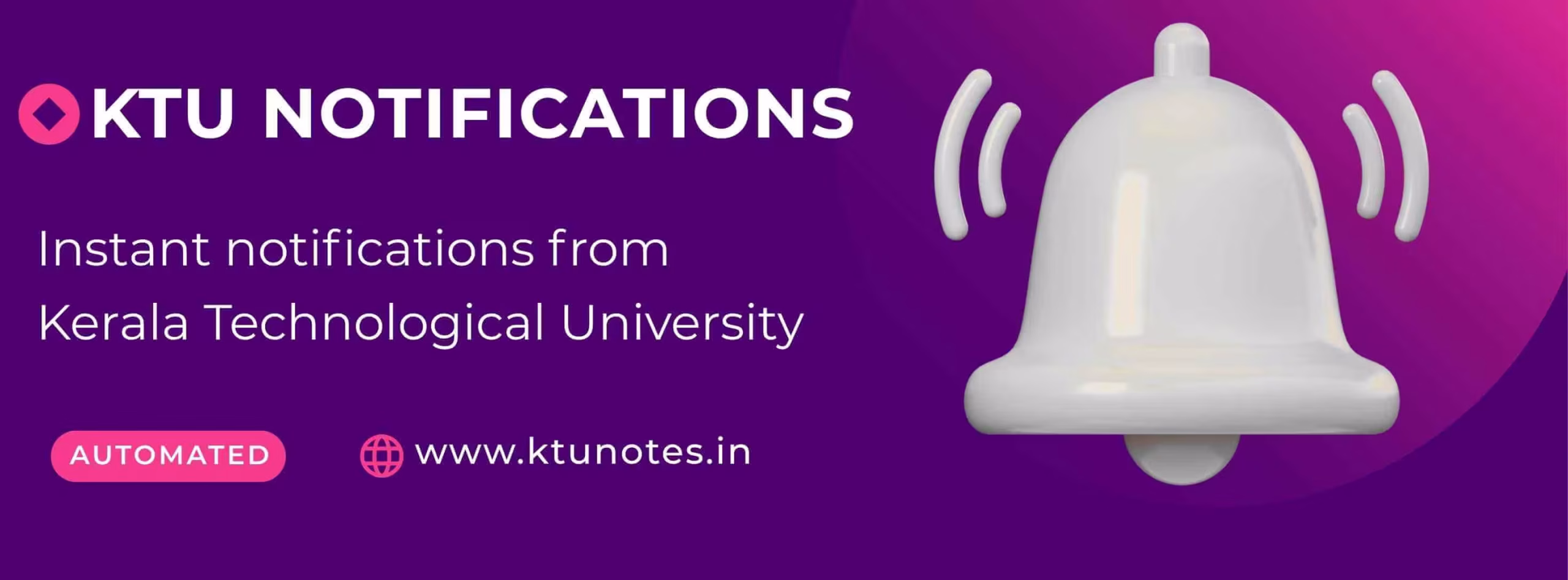 KTU Notifications Banner